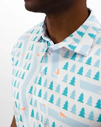 Waggle Men's Fox Holes Polo Shirt