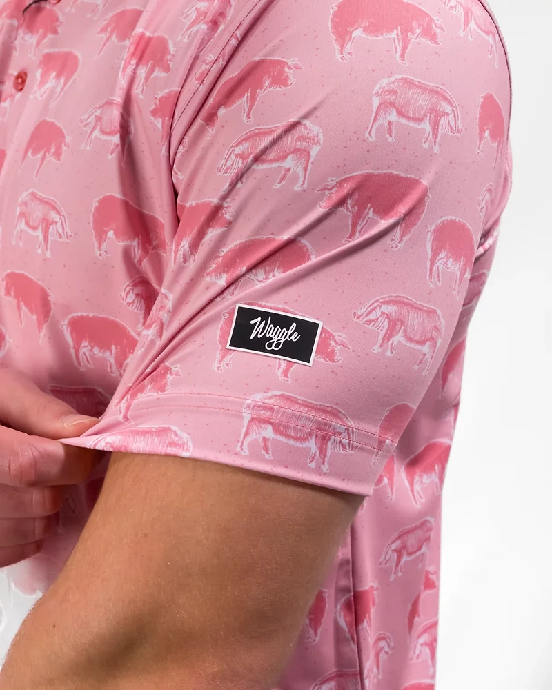 Waggle Men's Hog Heaven Polo Shirt