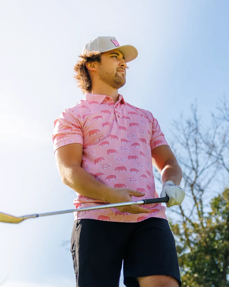 Waggle Men's Hog Heaven Polo Shirt