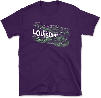 State Life Men's Louisiana Crunch Attack Short Sleeve Graphic T-shirt