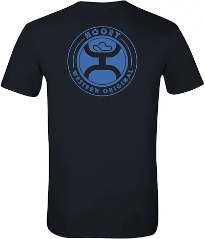 Hooey Men's Outline Circle Short Sleeve T-shirt