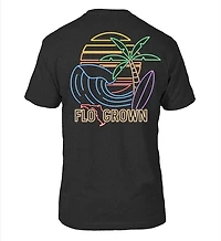 FLOGROWN Men's Neon Vibes Short Sleeve T-shirt
