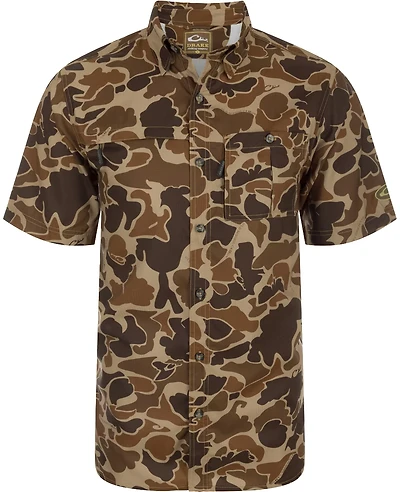 Drake Men's Dove Load Camo Short Sleeve Shirt