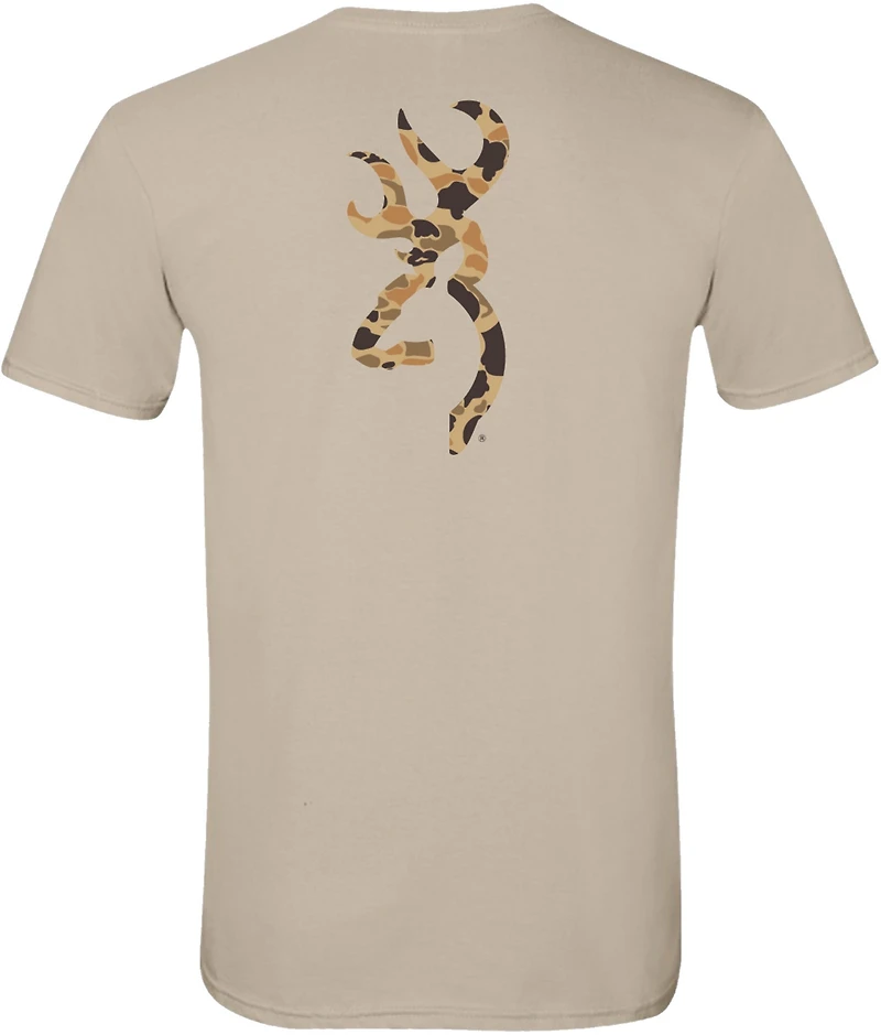 Browning Men's Duck Camo Buckmark Short Sleeve T-shirt