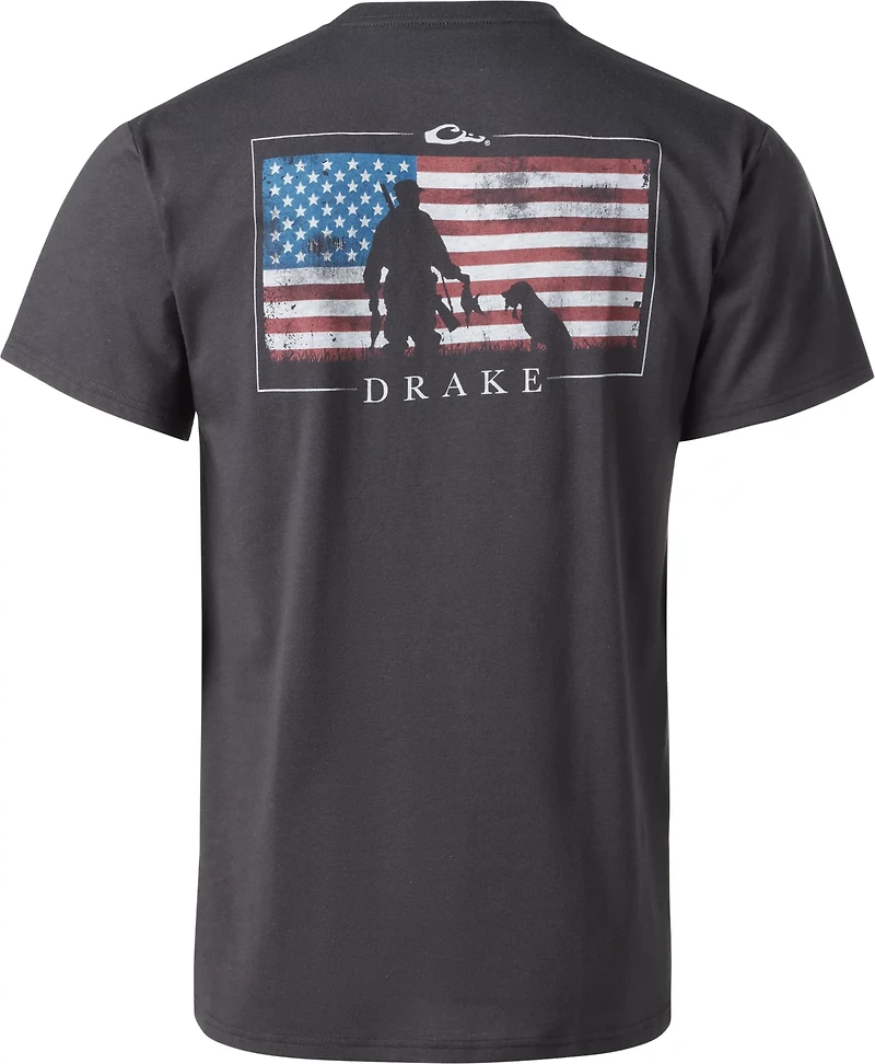 Drake Waterfowl Men's Flag Graphic T-shirt