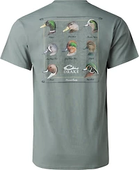 Drake Waterfowl Men's Dabbling Duck Heads Graphic T-shirt