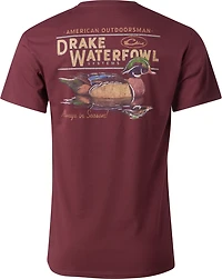 Drake Waterfowl Men's Wood Duck Always Season Graphic T-shirt