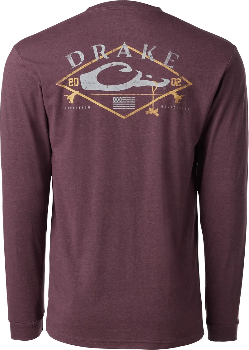 Drake Waterfowl Men's Duck Call Long Sleeve Graphic T-shirt