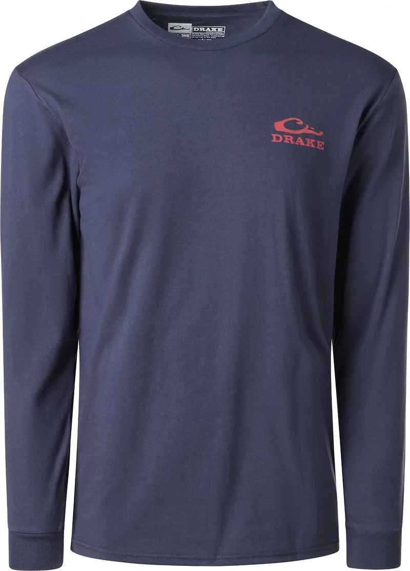 Drake Waterfowl Men's American Landing Long Sleeve Graphic T-shirt