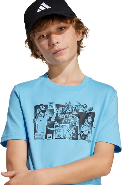adidas Boys' Messi Icon Graphic T-shirt