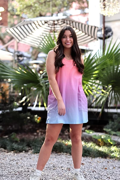 Jadelynn Brooke Women's On The Go Dip Dye Shorts Dress
