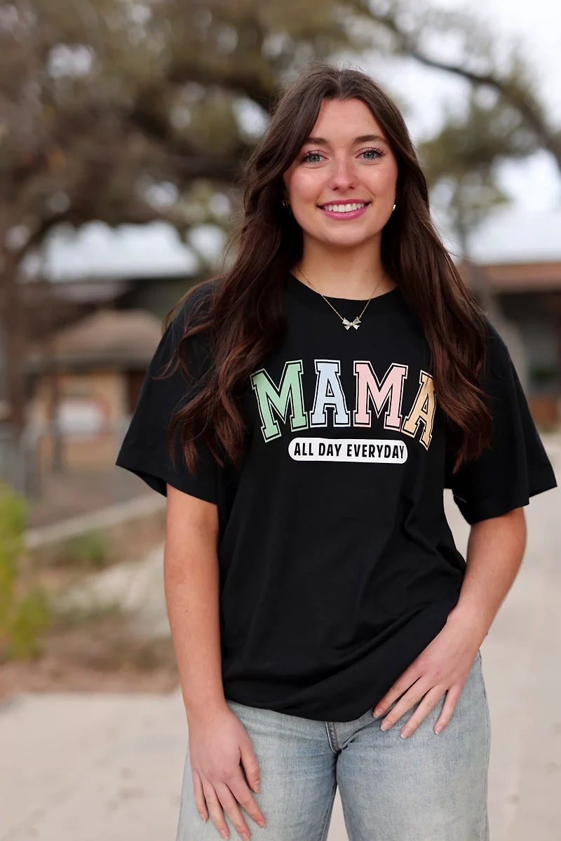 Jadelynn Brooke Women's Mama All Day Short Sleeve T-shirt