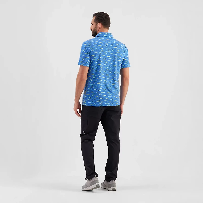 Magellan Outdoors Men's Pro Jacob Wheeler Angler Printed Polo Shirt