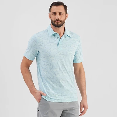 Magellan Outdoors Men's Pro Jacob Wheeler Angler Printed Polo Shirt