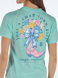 Simply Southern Girls' Small Town Graphic T-shirt