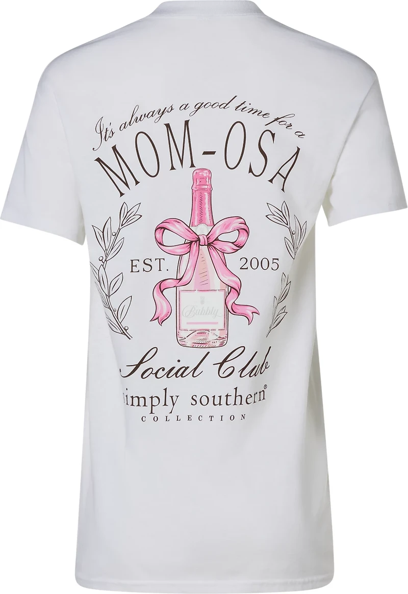 Simply Southern Women's Mom-osa Short Sleeve T-shirt