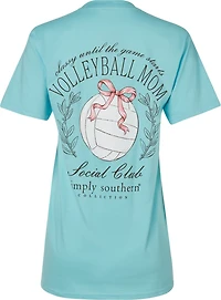 Simply Southern Women's Volleyball Mom Short Sleeve T-shirt