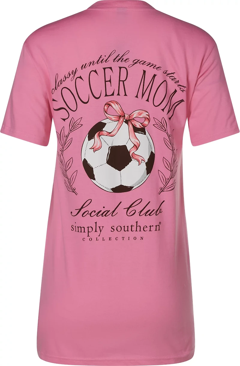 Simply Southern Women's Soccer Mom Short Sleeve T-shirt