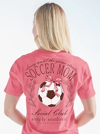 Simply Southern Women's Soccer Mom Short Sleeve T-shirt