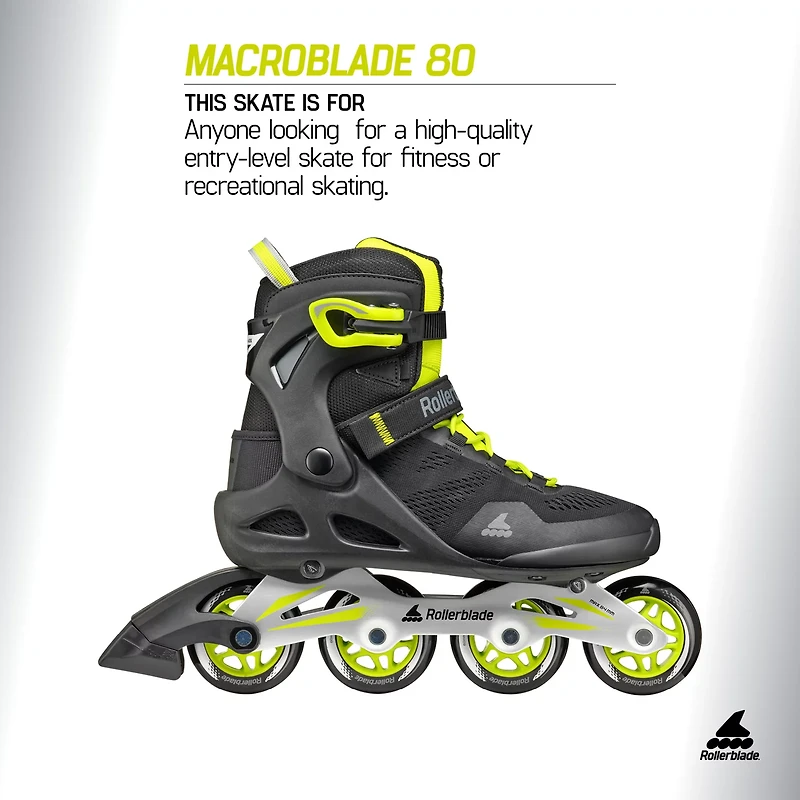 Rollerblade Men's Macroblade 80 Fitness Inline Skates