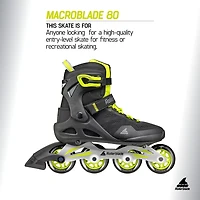Rollerblade Men's Macroblade 80 Fitness Inline Skates