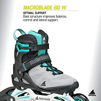 Rollerblade Women's Macroblade 80 Fitness Inline Skates