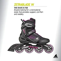 Rollerblade Women's Zetrablade Fitness Inline Skates