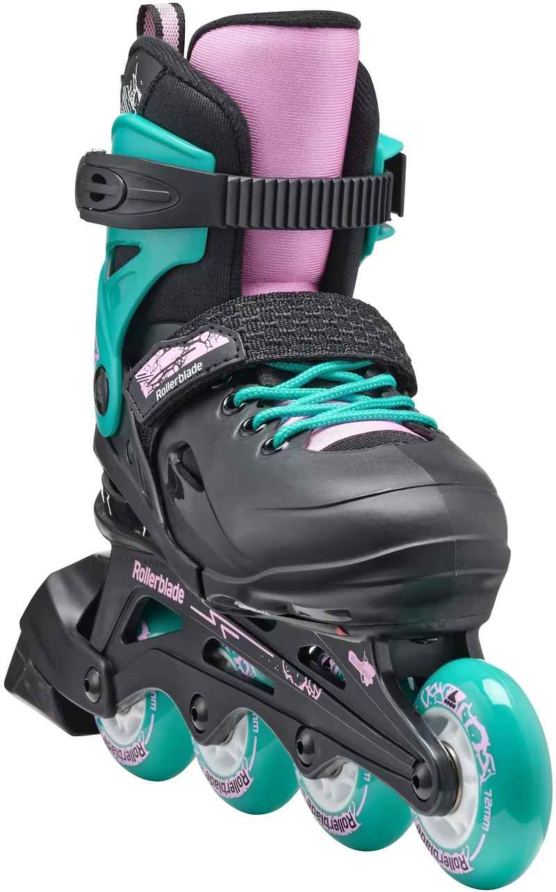 Rollerblade Kids' Fury Adjustable Fitness Inline Skates
