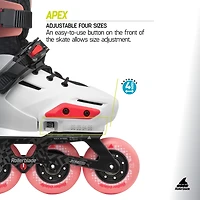 Rollerblade Youth Apex Adjustable Urban Performance Inline Skates