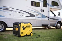 Champion Power Equipment 4,500W Electric Start Dual Fuel RV Ready Inverter Generator