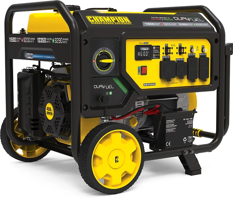 Champion Power Equipment 9,200W Electric Start Dual Fuel Home Backup Generator