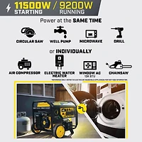 Champion Power Equipment 9,200W Electric Start Dual Fuel Home Backup Generator