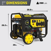 Champion Power Equipment 9,200W Electric Start Dual Fuel Home Backup Generator