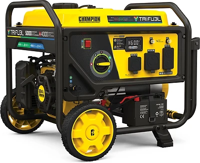 Champion Power Equipment 4,000W Electric Start Tri Fuel RV Ready Generator