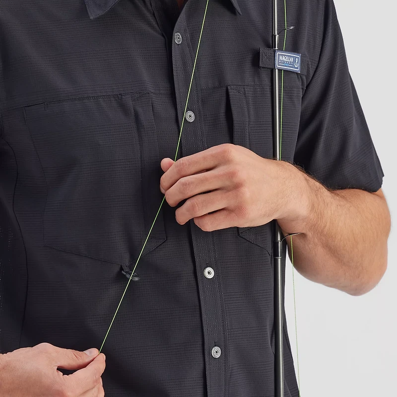 Magellan Outdoors Men's Pro Jacob Wheeler Angler Short Sleeve Shirt