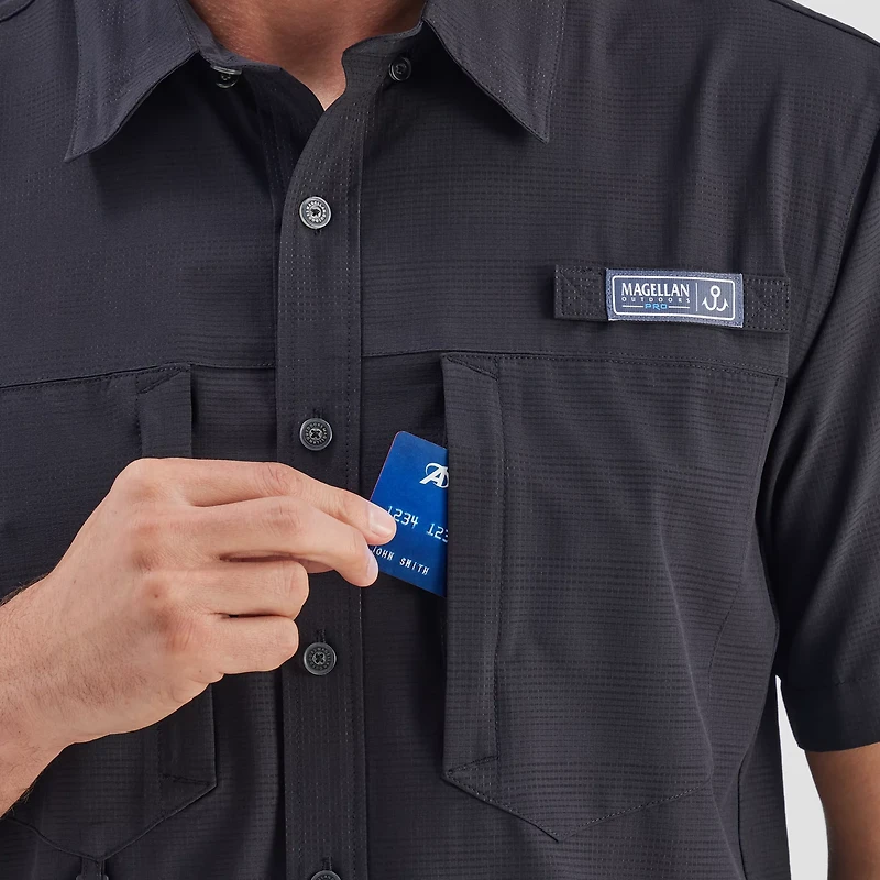 Magellan Outdoors Men's Pro Jacob Wheeler Angler Short Sleeve Shirt