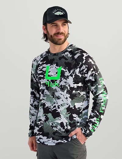 Huk Men's KC Print Icon Performance Hoodie