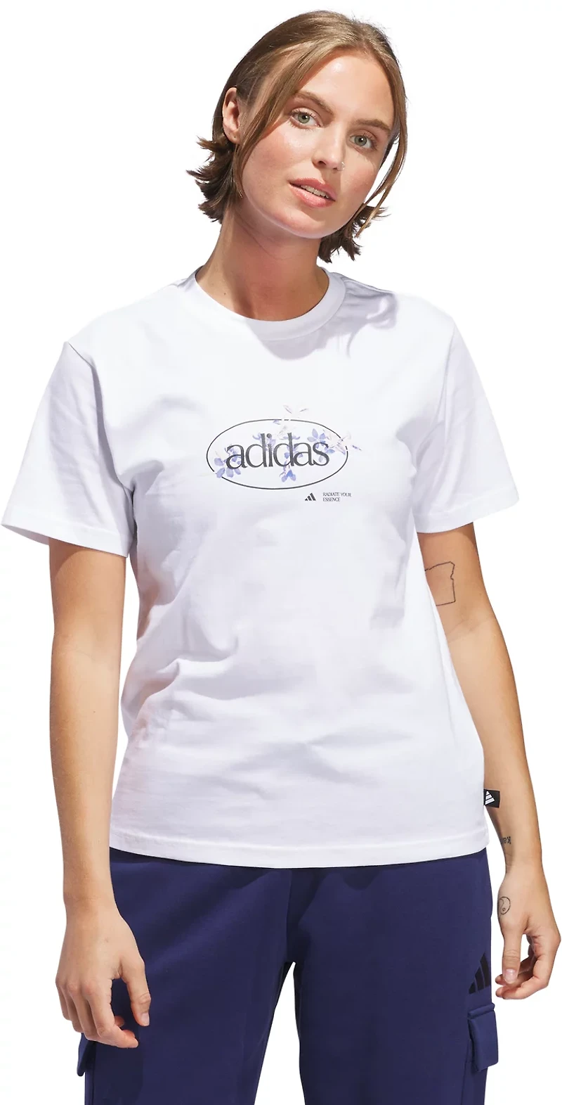 adidas Women's Elements Radiate Floral Graphic T-Shirt