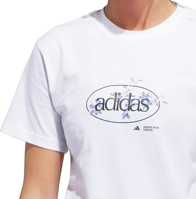 adidas Women's Elements Radiate Floral Graphic T-Shirt