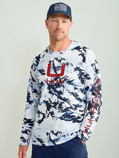Huk Men's KC Print Icon Performance Hoodie