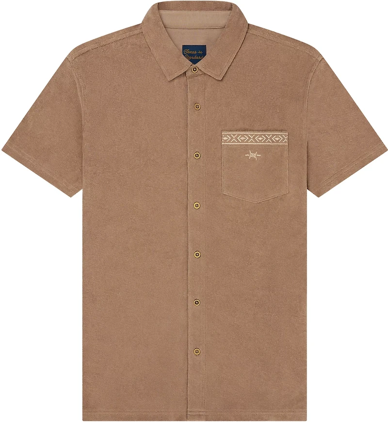 Texas Standard Men's Terlingua Terry Cloth Short Sleeve Shirt