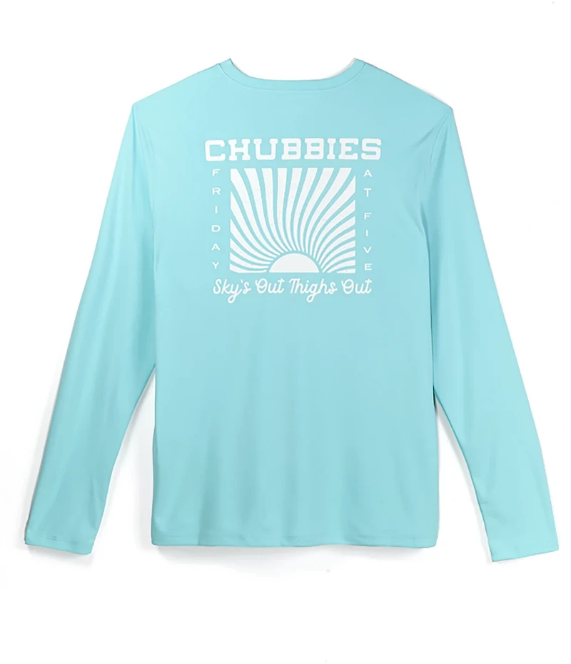 Chubbies Men's The King Of A Big Teal Crew Sweatshirt