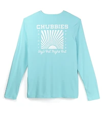 Chubbies Men's The King Of A Big Teal Crew Sweatshirt