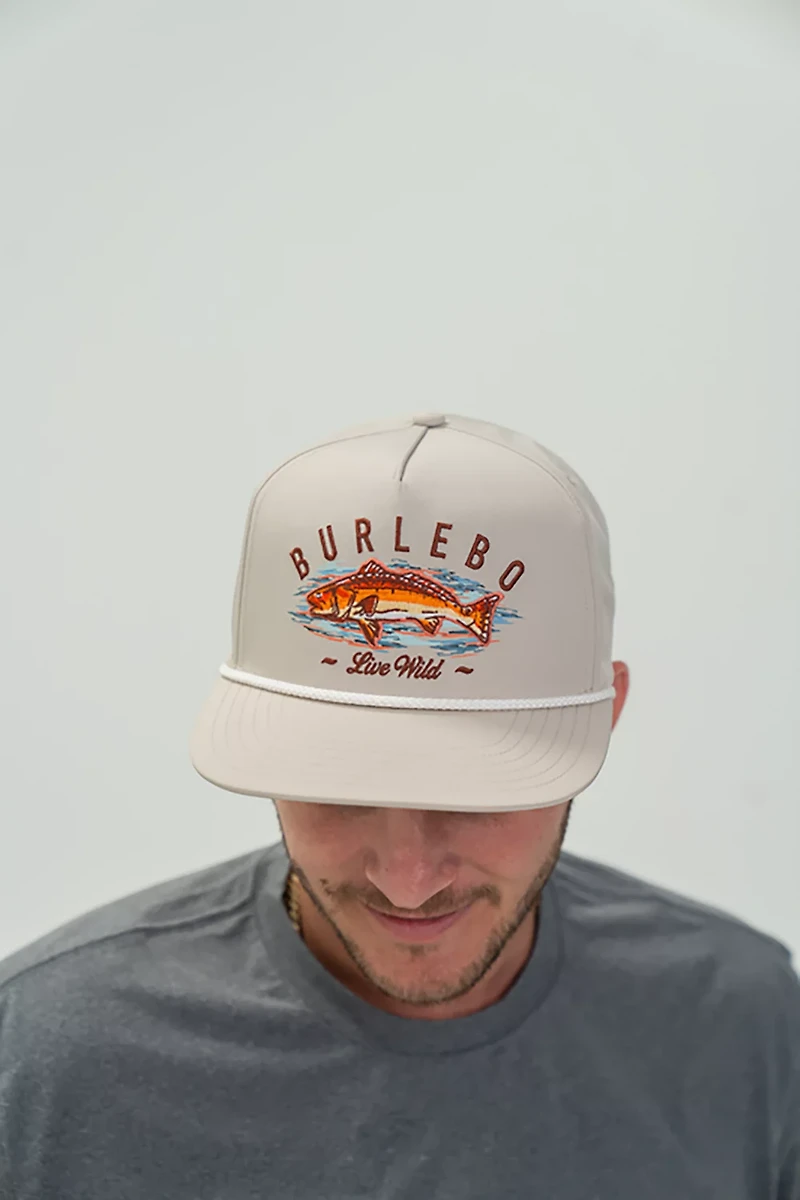 BURLEBO Men's Coastal Redfish Cap