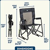 GCI Outdoor Stowaway Rocker