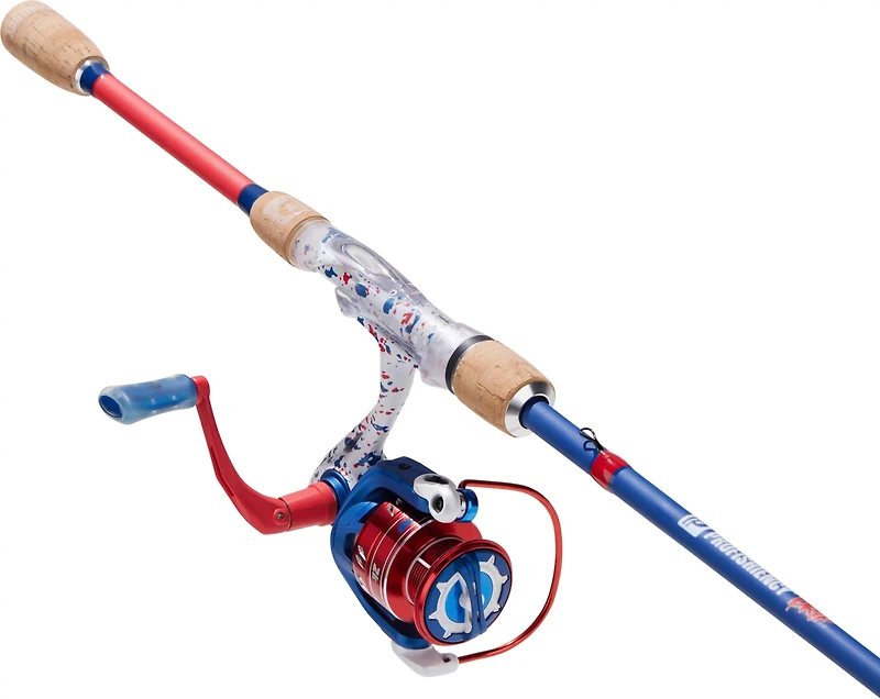 ProFISHiency DRIP Red White Blue 7ft M Freshwater Spinning Combo Fishing Rod