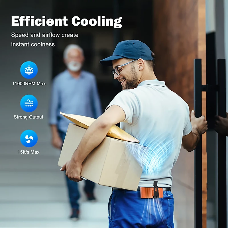 Panergy K20 20-Hour Rechargeable Portable Waist Fan