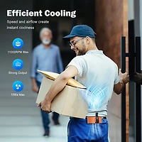 Panergy K20 20-Hour Rechargeable Portable Waist Fan