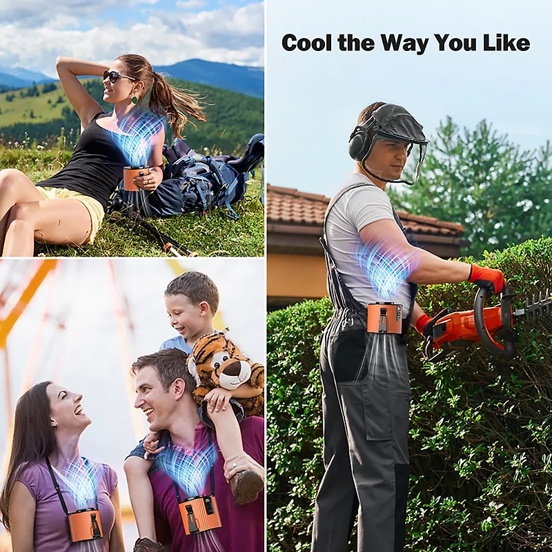 Panergy K20 20-Hour Rechargeable Portable Waist Fan