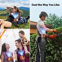 Panergy K20 20-Hour Rechargeable Portable Waist Fan